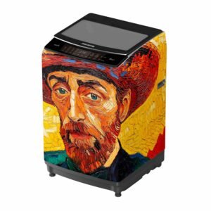 Wrapping Vibrant Hat Portrait