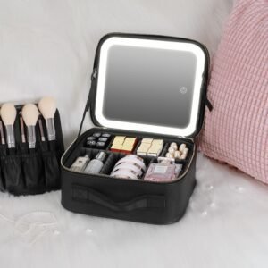 Organizador de Maquillaje con Espejo LED