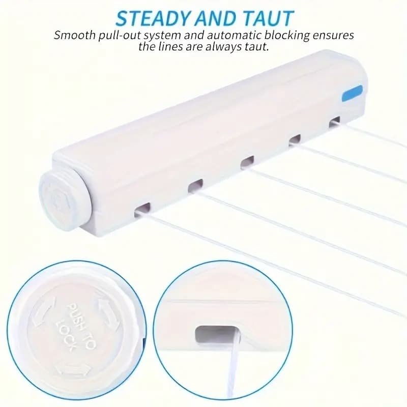 Tendedero Retráctil 5 líneas - Imagen 5