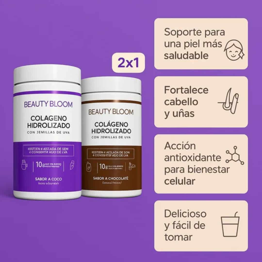 Colágeno Hidrolizado Beauty Bloom - Imagen 3